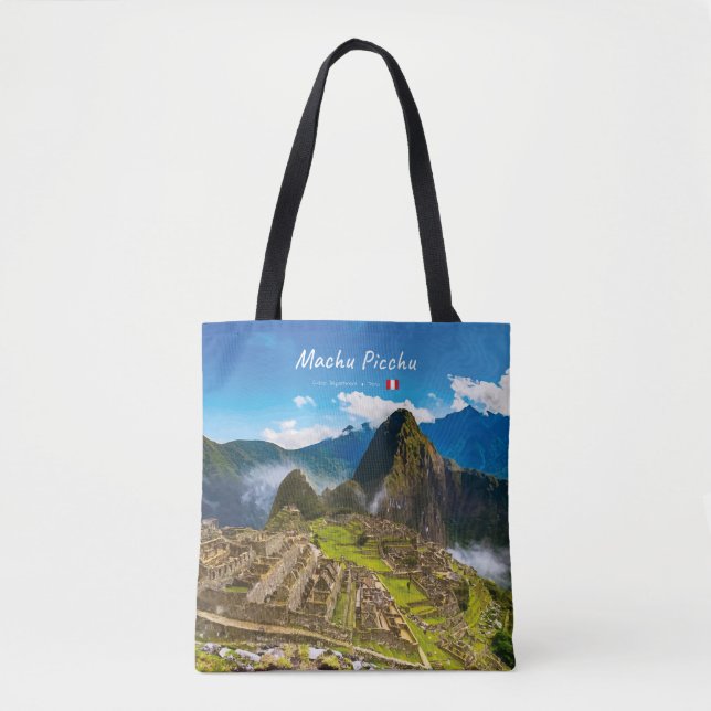 Bolsa Tote Machu Picchu, Peru - Ruínas da Cidadela Inca (Frente)