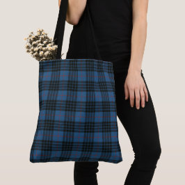 Bolsa Tote Macmillan Blue Ancian Escocês Clan Tartan