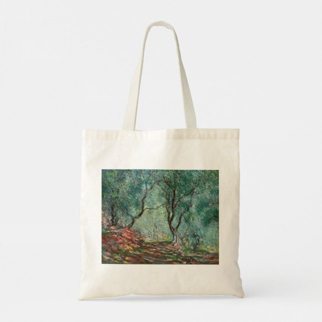 Bolsa Tote Madeira de oliveira nos Jardins Moreno (por Monet) (Verso)