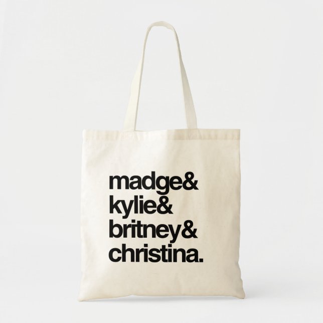Bolsa Tote Madge Kylie Britney e Christina (Frente)
