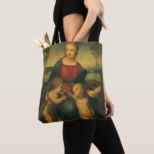 Bolsa Tote Madona do Goldfinch por Raphael Sanzio