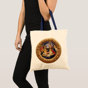 Bolsa Tote Madona do Magnificat de Sandro Botticelli