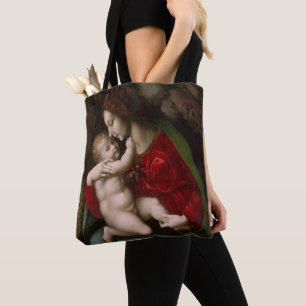 Bolsa Tote Madonna e criança, cerca de 1520