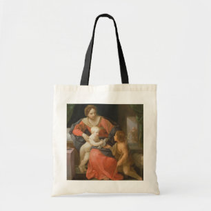 Bolsa Tote Madonna e criança com St John o baptista