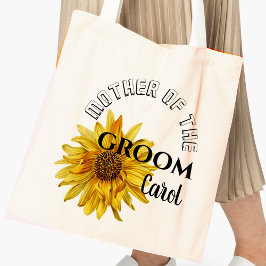 Bolsa Tote Madre Amarelo Brilhante De Casamento De Groom