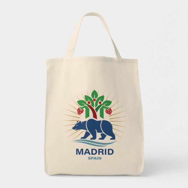 Bolsa Tote Madrid Espanha Europa (Frente)