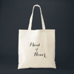 Bolsa Tote Madrinha de casamento<br><div class="desc">Esta é uma bolsa de tote de Madrinha de casamento. Este nome personalizado monograma, uma bolsa de tote vintage fofa é a melhor ideia de presente para noiva e dama de honra nos casamentos. É um acessório excelente para suas damas de honra e perfeito para o carregando ao redor desses...</div>