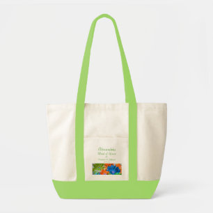 Bolsa Tote "Madrinha de casamento" - Daisies malucos