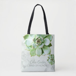 Bolsa Tote Madrinha de casamento de Casamento Suculento