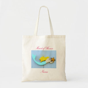 Bolsa Tote Madrinha de casamento loura da ninfa de mar