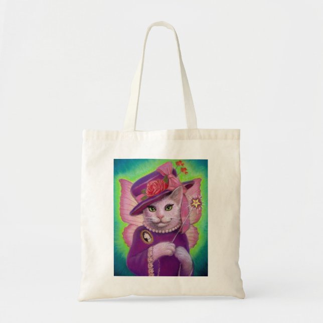 Bolsa Tote Madrinha feericamente do gatinho (Frente)