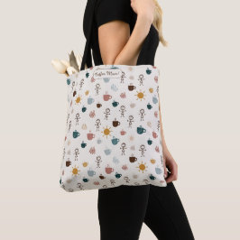 Bolsa Tote Mãe Alegre Café Personalizado