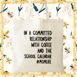 Bolsa Tote Mãe Atarefada com Café Presente Divertido para o D