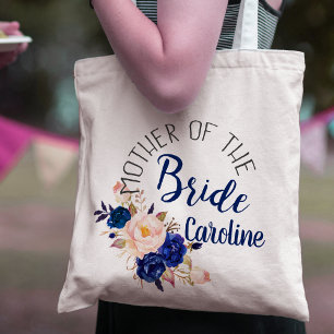 Bolsa Tote Mãe Azul Elegante Do Saco De Noiva