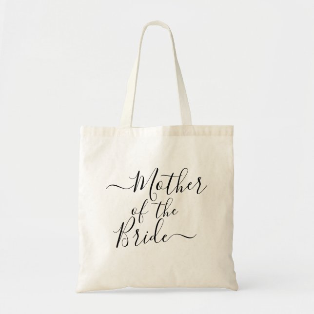 Bolsa Tote Mãe da festa de casamento moderna de escrituras no (Frente)