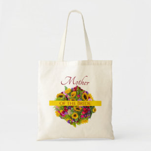 Bolsa Tote Mãe Da Noiva Buquê Floral Colorida