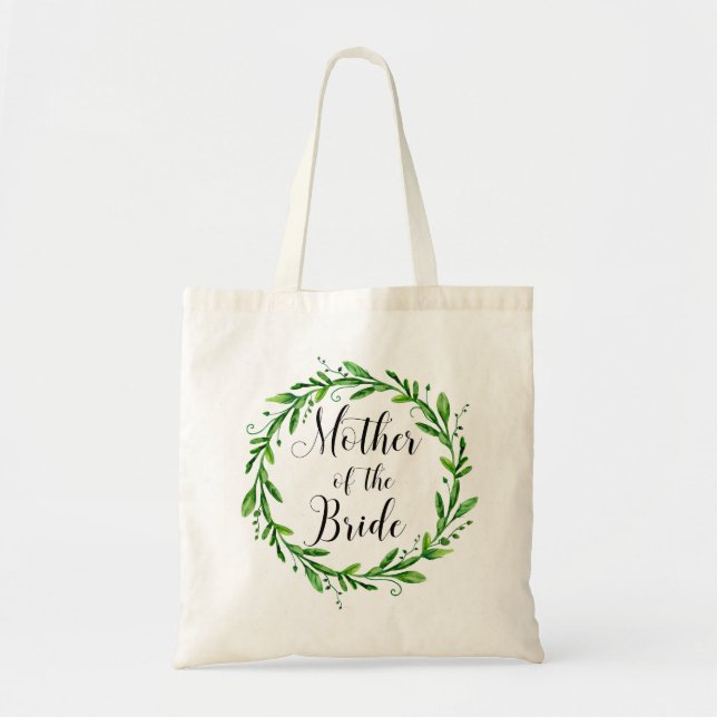 Bolsa Tote Mãe da noiva. Casamento com água verde (Frente)