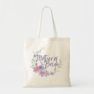 Bolsa Tote Mãe da Noiva das Peônias de Aquarela