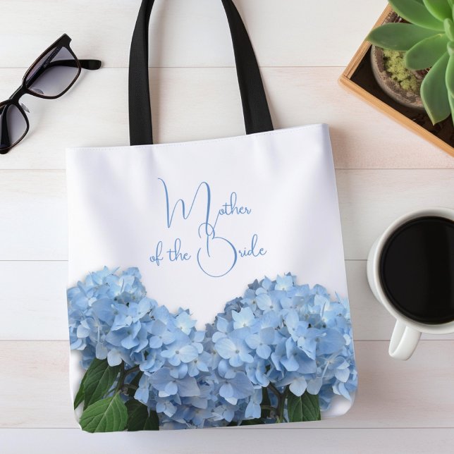 Bolsa Tote Mãe da Noiva Hydrangea Blue Heaven (Criador carregado)