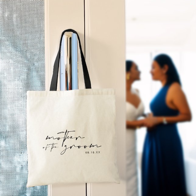 Bolsa Tote Mãe da Noiva Moderna e Elegante (Chic Modern Mother of the Bride Tote Bag)