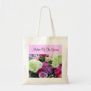 Bolsa Tote Mãe das flores para casamentos cor-de-rosa do