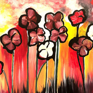 Bolsa Tote Mãe Das Flores Pintada