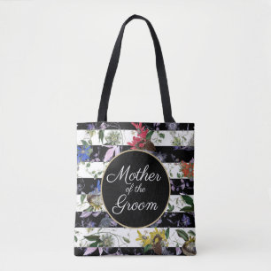 Bolsa Tote Mãe das Flores Pretas das Bandeiras