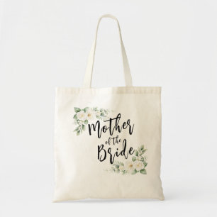 Bolsa Tote Mãe das rosas brancas noivas personalizáveis