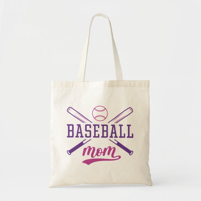 Bolsa Tote Mãe de beisebol (Frente)