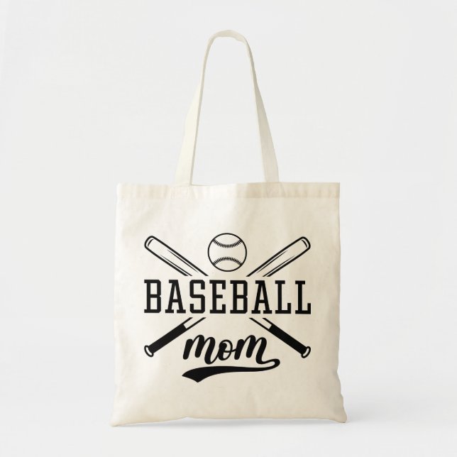 Bolsa Tote Mãe de beisebol (Frente)