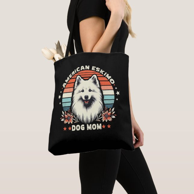 Bolsa Tote Mãe de cão esquimó americano na serenidade venenos (Close Up)