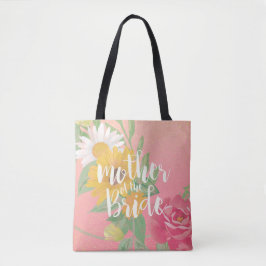 Bolsa Tote Mãe de Casamento das Flores Douradas