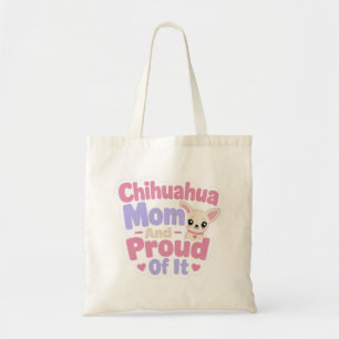 Bolsa Tote Mãe de Chihuahua, Cachorro Pequeno Grande Personal
