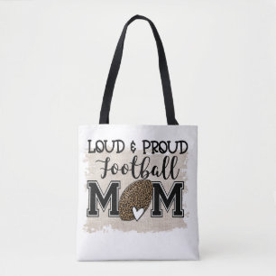 Bolsa Tote Mãe de Futebol Louco e Orgulhosa