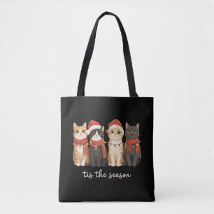 Bolsa Tote Mãe de Gato Fofa Presente de Natal para Amantes de