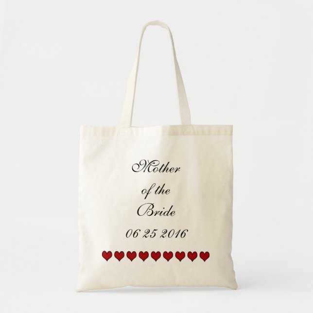 Bolsa Tote Mãe do Bride Gear | Casamento (Frente)