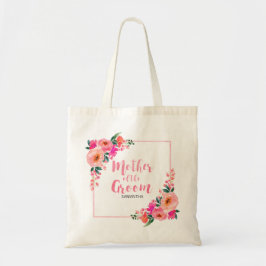 Bolsa Tote Mãe do Groom Rustic Floral Watercolor