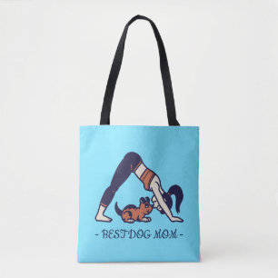 BOLSA TOTE MÃE DO MELHOR CÃO YOGA