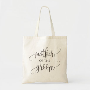 Bolsa Tote Mãe do noivo, caligrafia, presente de casamento