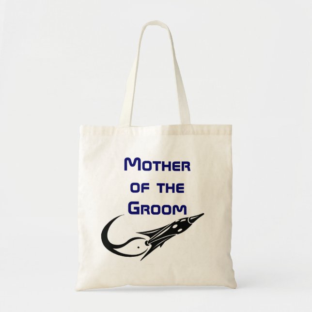 Bolsa Tote Mãe do saco de Rocket do noivo (Frente)