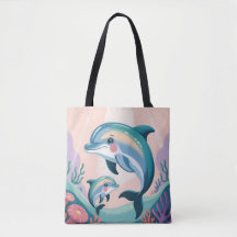 Mãe e Bebê Golfinho
