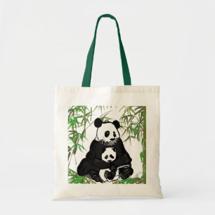 Bolsa Tote Mãe e bebê Panda/Mamá y Bebé Panda