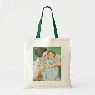 Bolsa Tote Mãe e Criança por Mary Cassatt, Vintage Fine Art