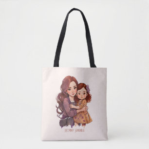 Bolsa Tote Mãe e Filha Minúsculos Personalizados