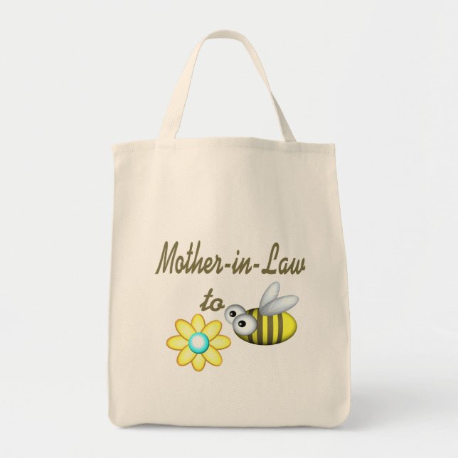 Bolsa Tote Mãe em Direito para Abelha (Frente)