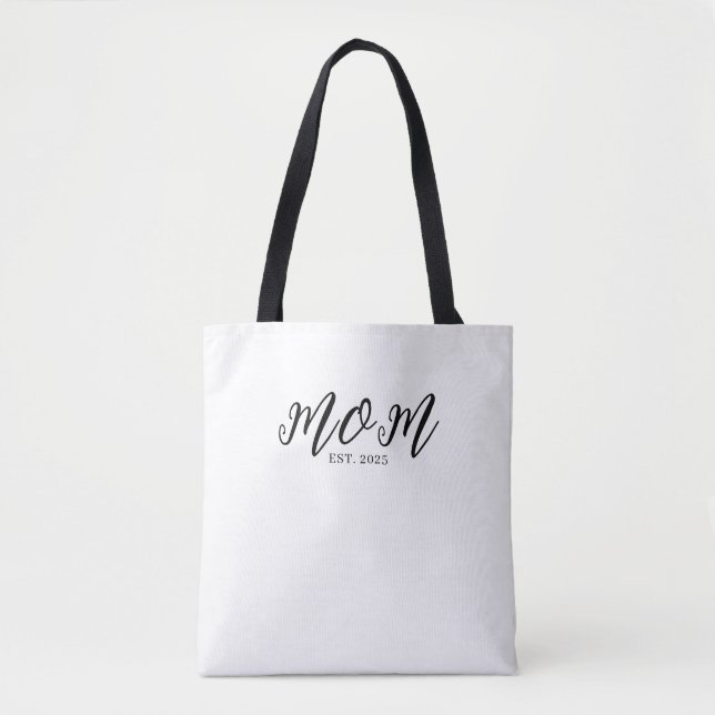 Bolsa Tote Mãe Estabelece Novo Presente de Mãe (Frente)