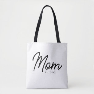 Bolsa Tote Mãe Estabeleceu Roteiro Minimalista Elegante