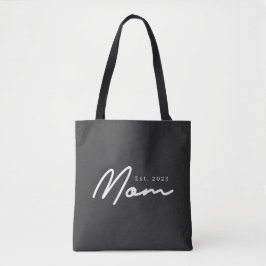 Bolsa Tote Mãe Estabelecida Novo Presente de Mãe