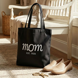 Bolsa Tote Mãe Estabelecida Novo Presente de Mãe