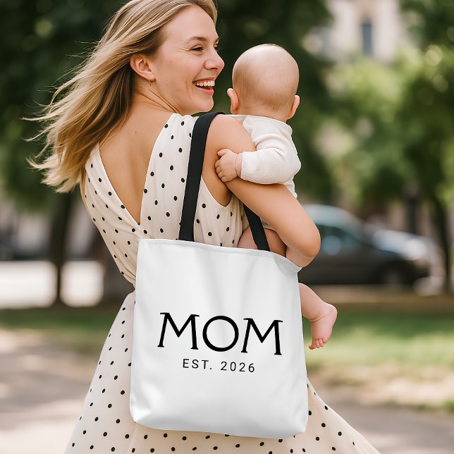 Bolsa Tote Mãe Estabelecida Novo Presente para Mãe (Criador carregado)